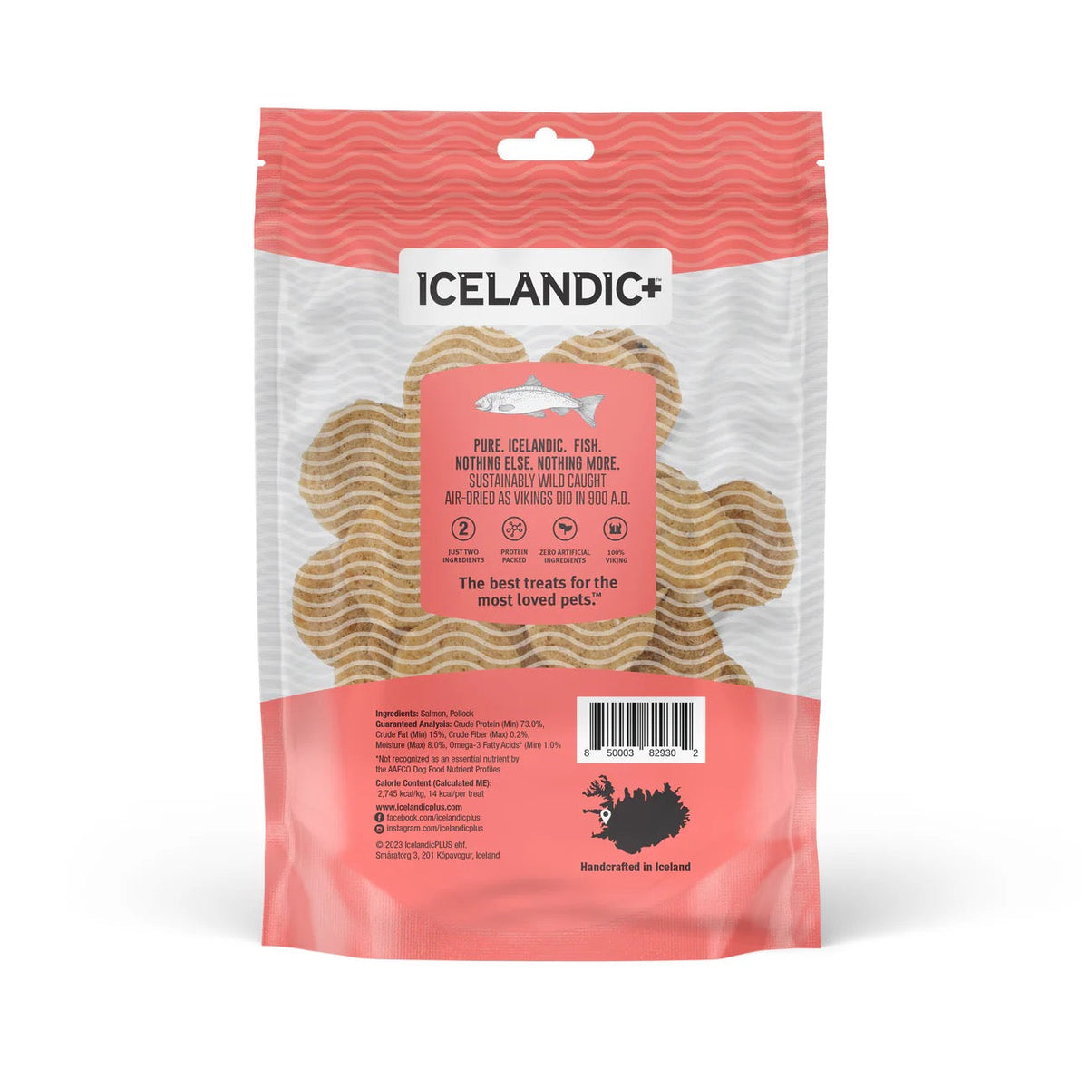 Icelandic Salmon Chips Dog Treats (2.5oz)