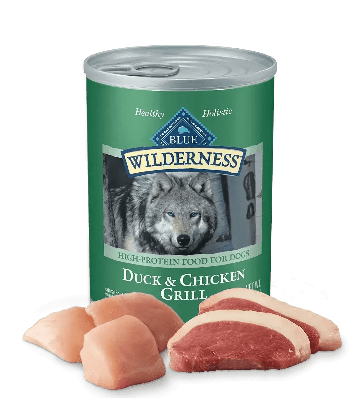 Blue Buffalo Wilderness Duck & Chicken Grill Wet Dog Can (12.5oz) - True Pet Market