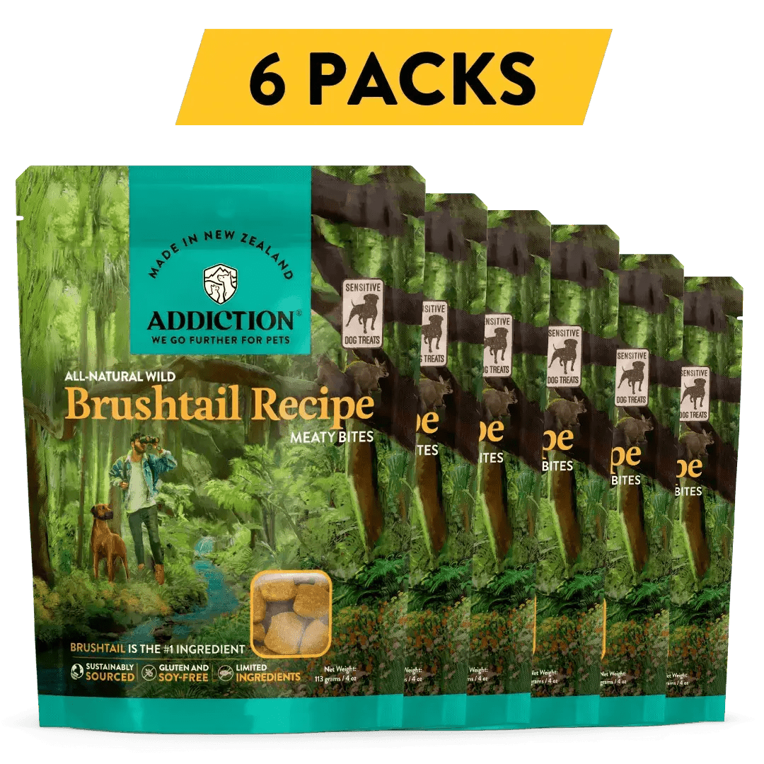 Brushtail Meaty Bites - Hypoallergenic Dog Treats Addiction Pet Foods USA