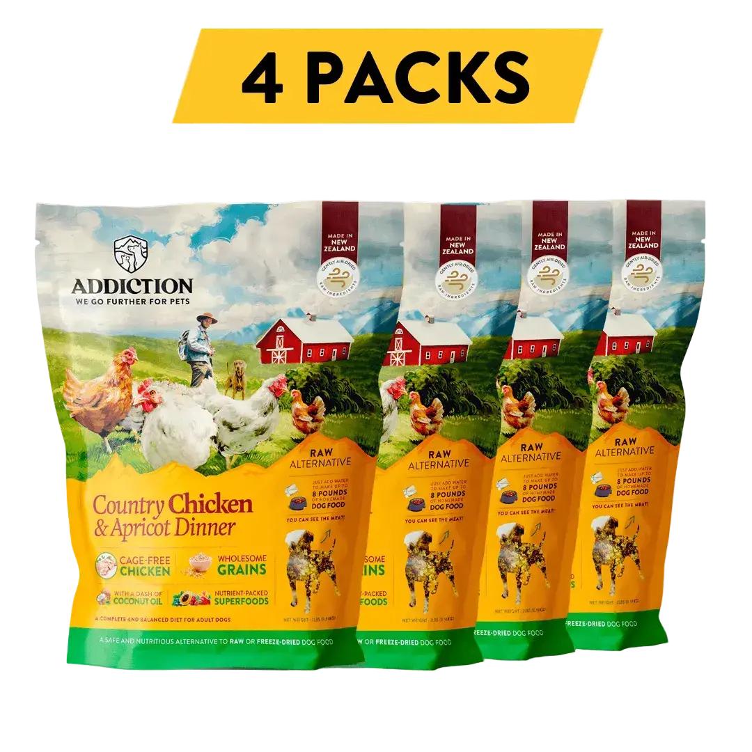 Country Chicken & Apricot Air-Dried Dog Food Addiction Pet Foods USA