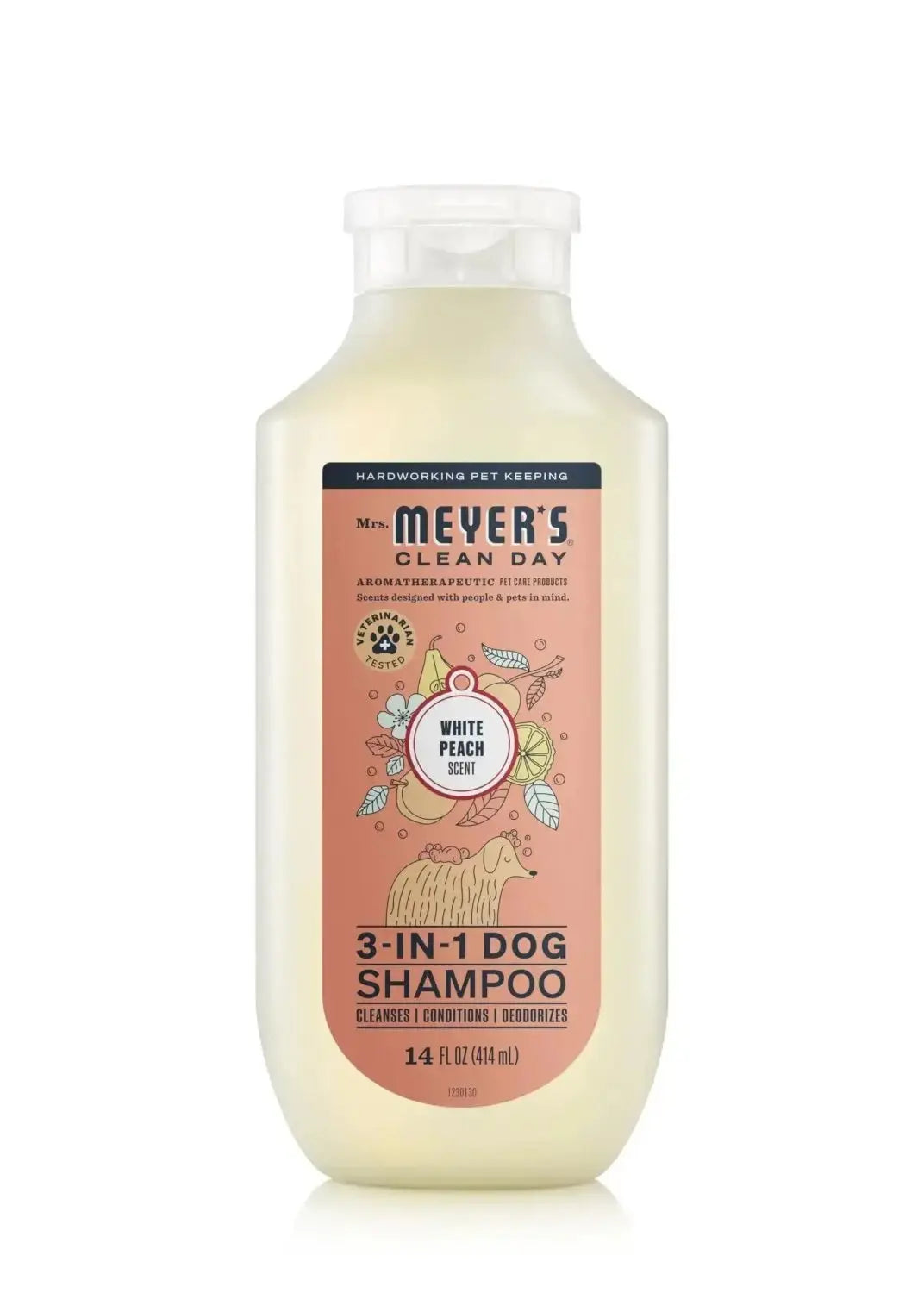 MRS. MEYER’S Clean Day 3 in 1 Dog Shampoo - White Peach / 14oz - Dogs