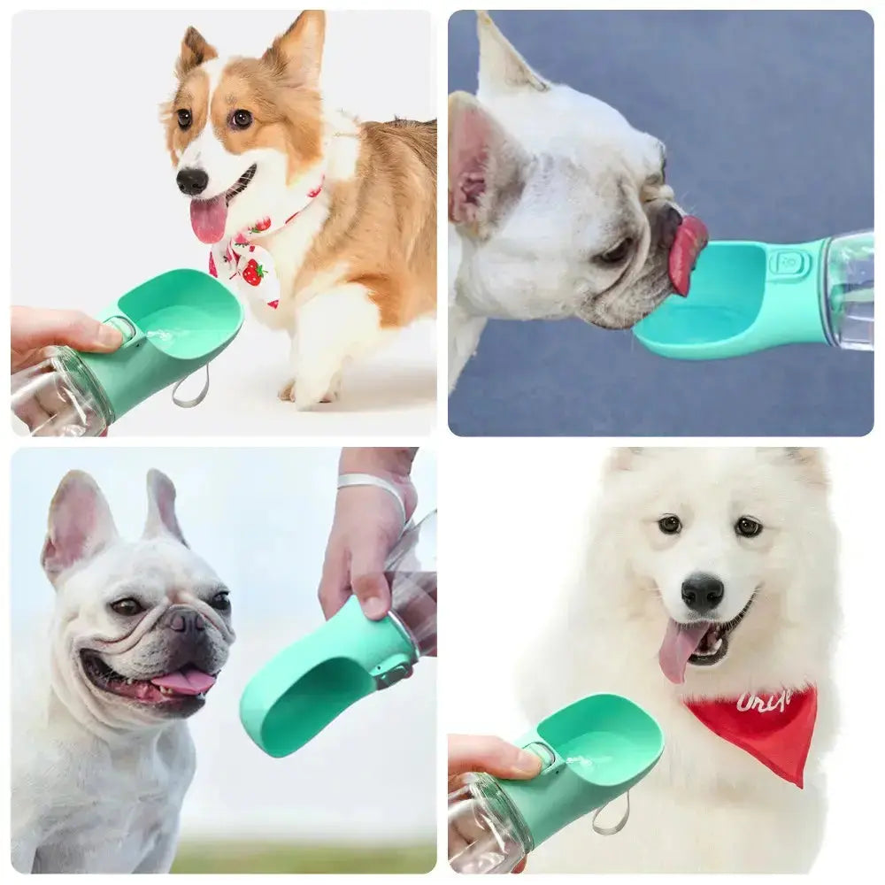 Outdoor Pet Dog Feeder Bowls Cats Dogs Travel Water Dispenser Feeder - Pets