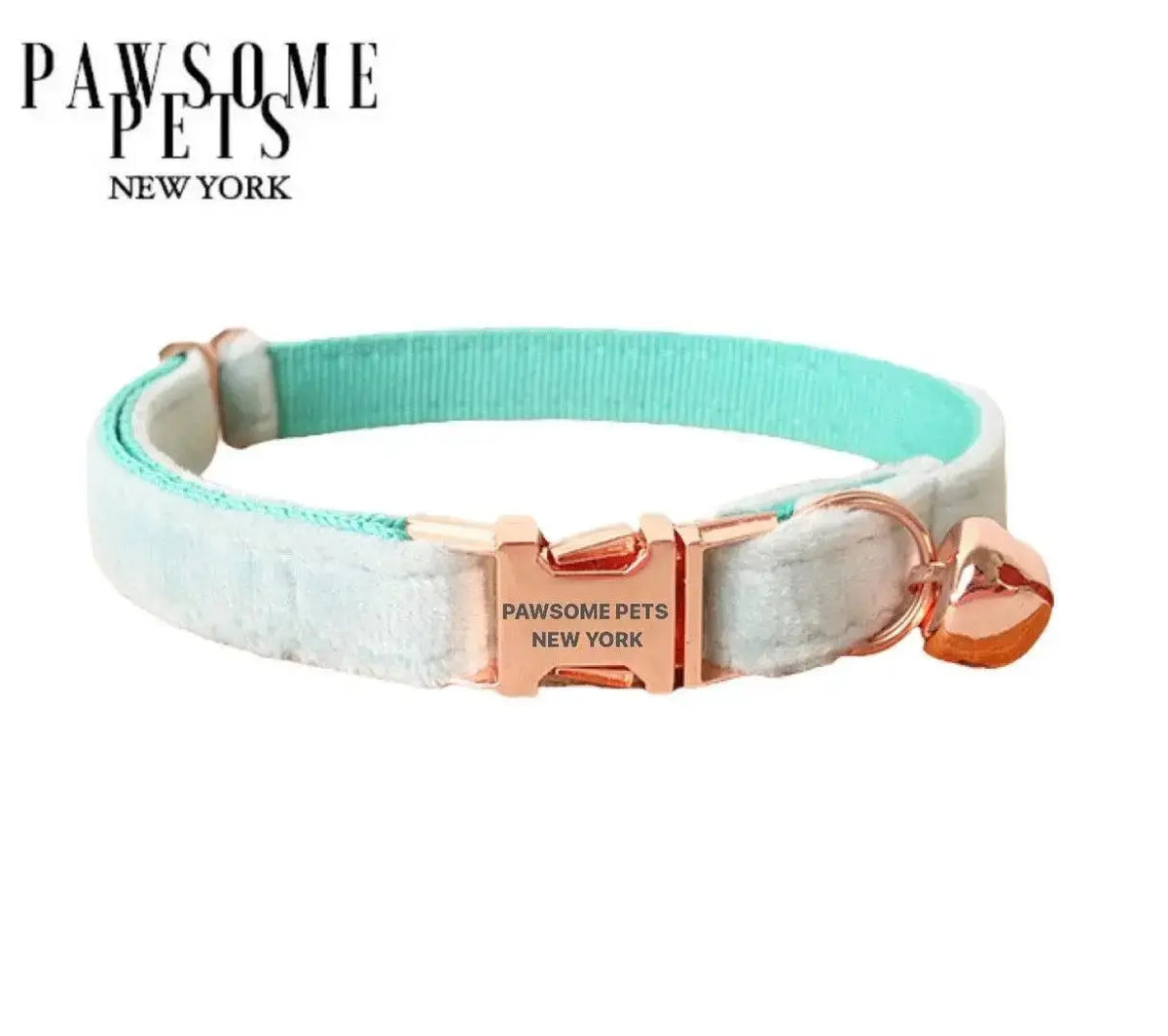 Small Size Dog & Cat Mint Green Pet Collar - Marshmallow - Pets Collars