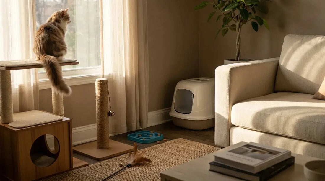 Cat Litter and Indoor Cat Enrichment