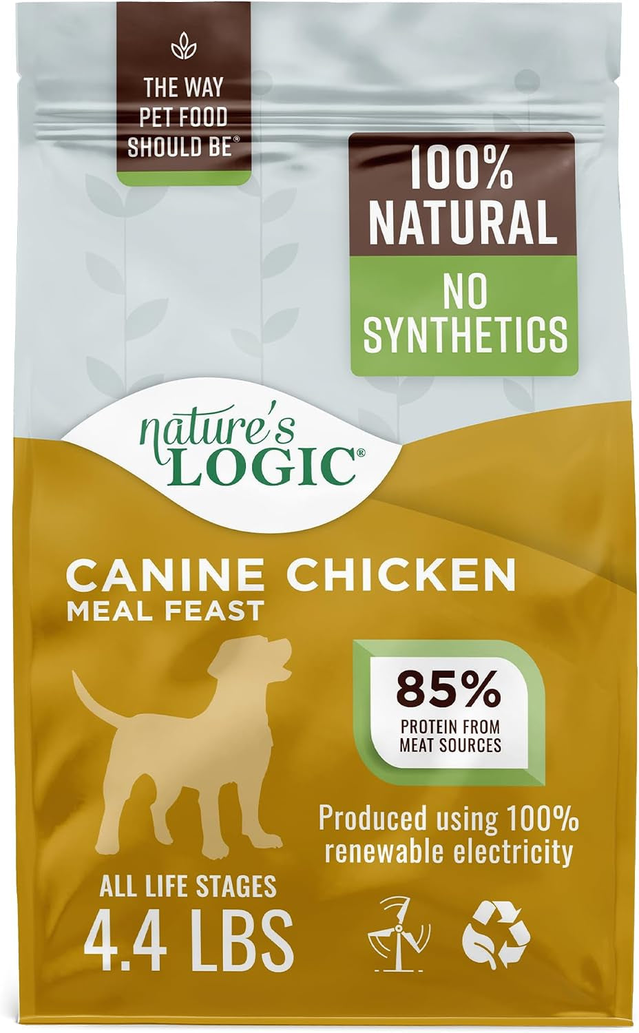 Dry Dog Food - Chicken Meal Feast Dry Kibble, 4.4 Lb