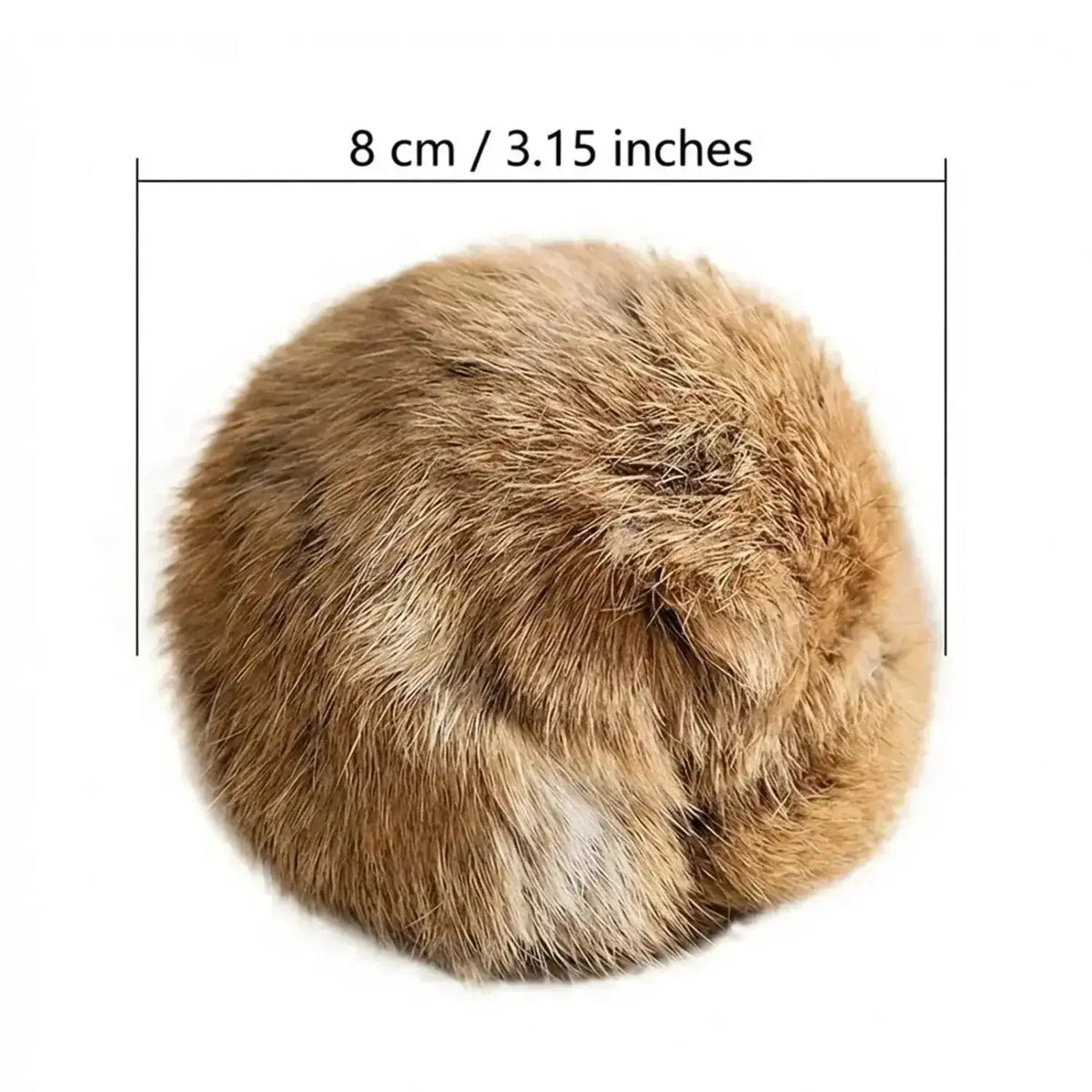 1/2/3/6pcs Rabbit Fur Ball Interactive Cat Toy Pet Product Containing Catnip Toy Ball Chasing Plush Toy Ball Cat