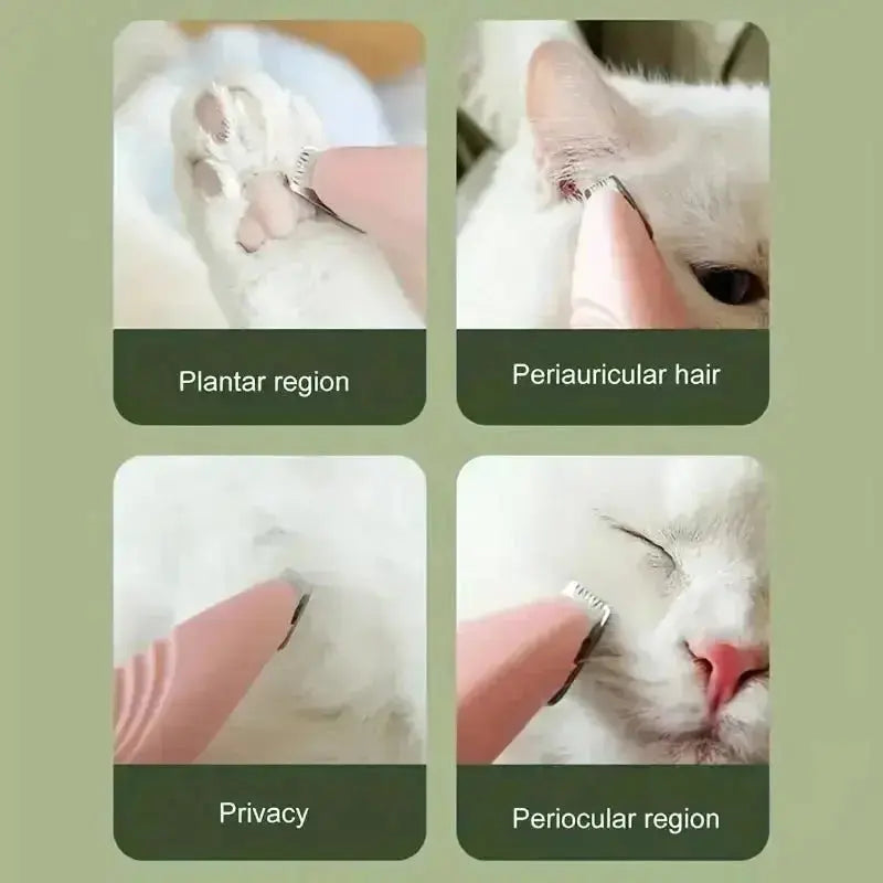 1 Non Battery Pet Shaver Electric Clipper Suitable for Cats and Dogs. It Can Be Used to Shave Foot Hair Buttocks Hair