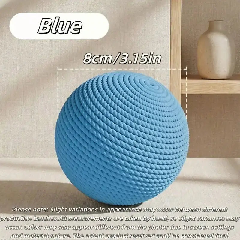 Large Jute Cat Ball Toy for Self-Entertainment and Interactive Play