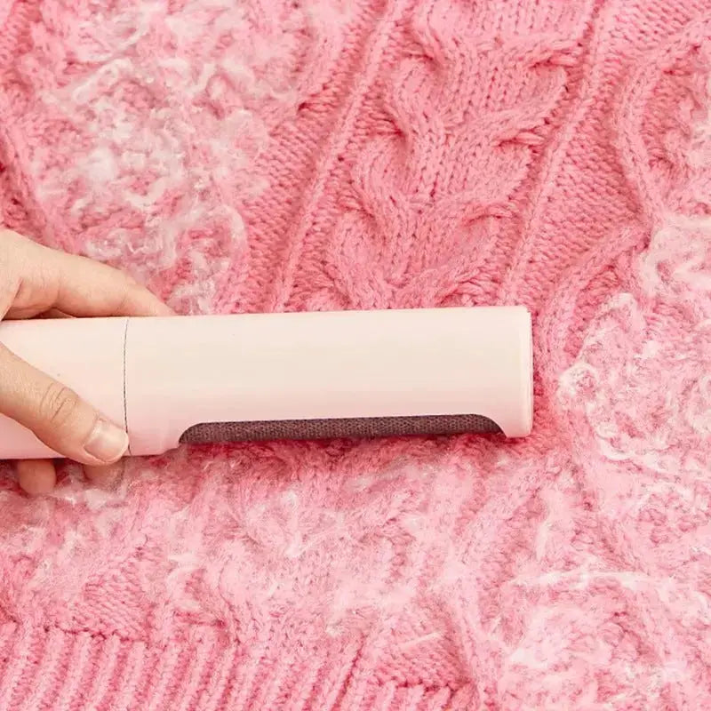 2-1 Reusable Pet Hair Remover Brush Lint Roller Portable - Petcare