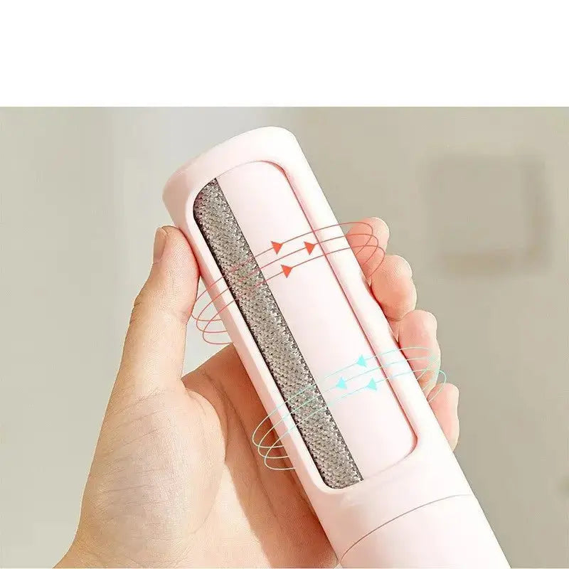 2-1 Reusable Pet Hair Remover Brush Lint Roller Portable - Petcare
