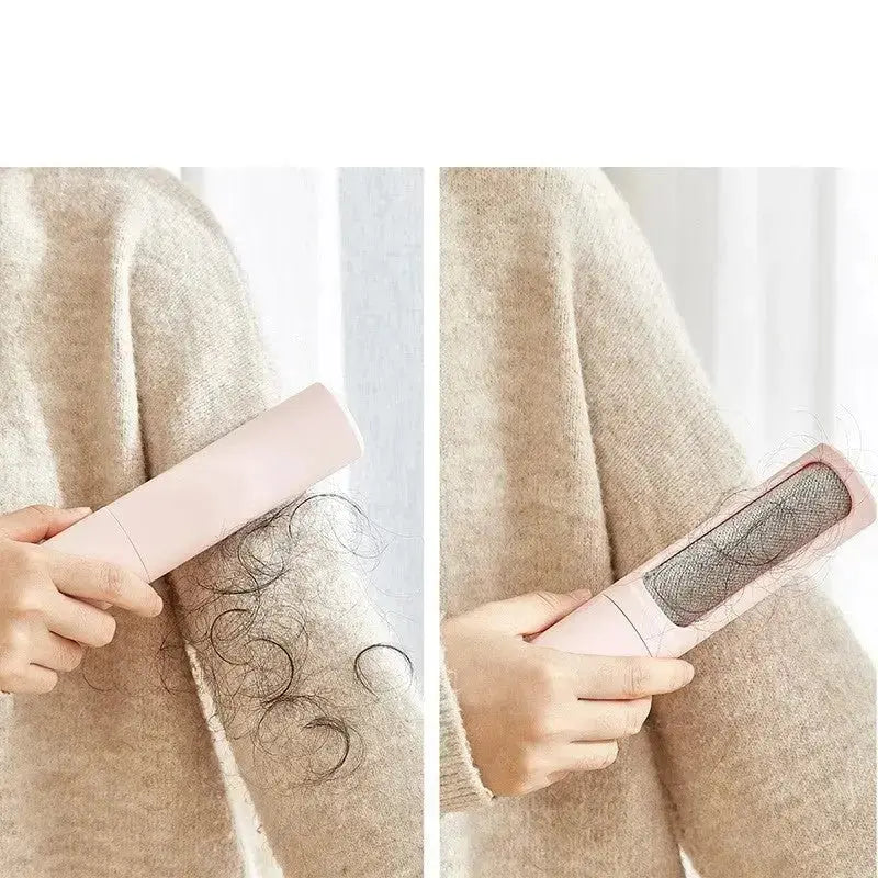 2-1 Reusable Pet Hair Remover Brush Lint Roller Portable - Petcare