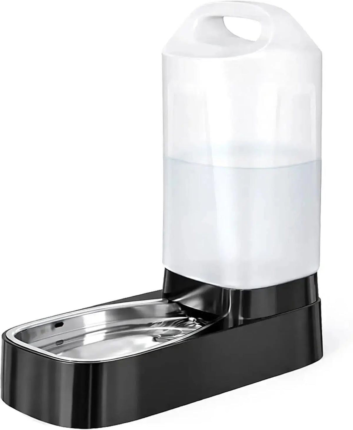 2.4 Gallon Gravity Pet Water Dispenser with 304 Stainless Steel Bowl - D2416B-without Filter - Pet Water Bottle