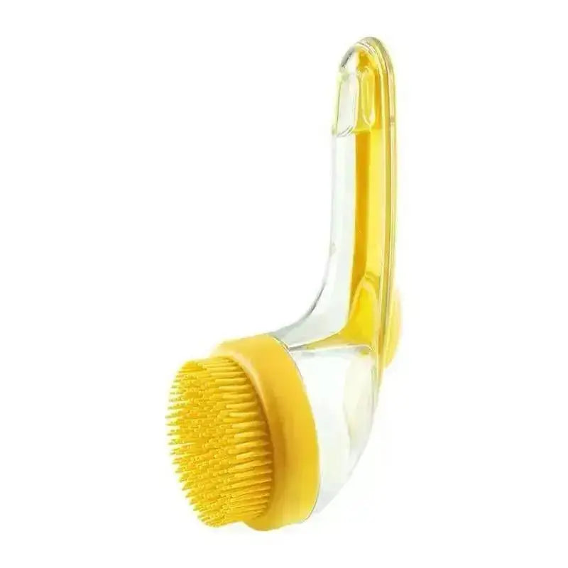 2026 Innovative 2-In-1 Pet Bath & Grooming Deshedding Brush with Integrated Shampoo Dispenser, Non-Slip Ergonomic Handle, Groomer Tools for Dogs & Cats, Massage Boosts Flow, Home Bath Time Use