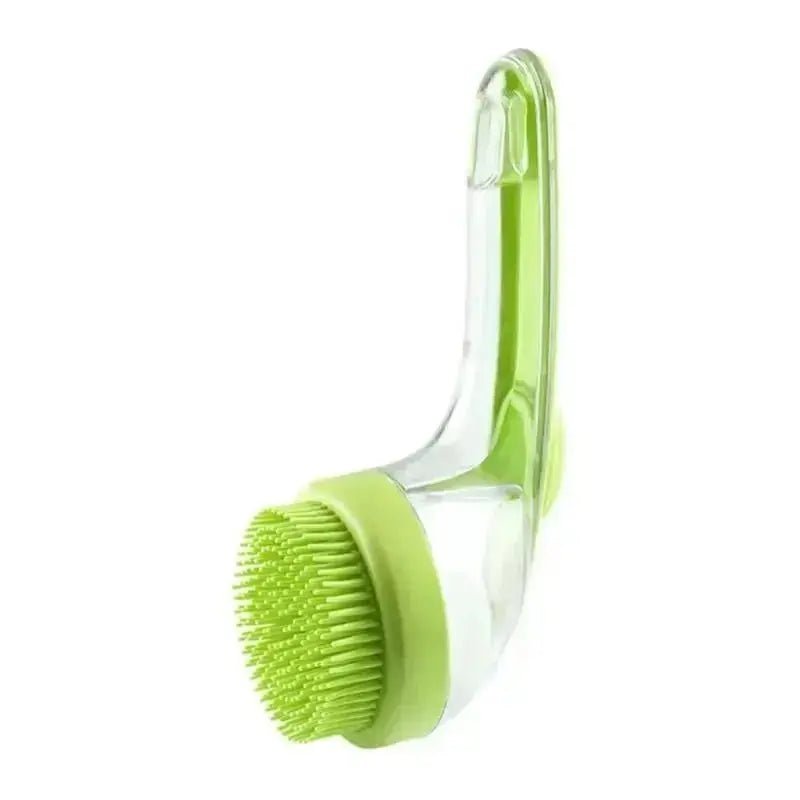 2026 Innovative 2-In-1 Pet Bath & Grooming Deshedding Brush with Integrated Shampoo Dispenser, Non-Slip Ergonomic Handle, Groomer Tools for Dogs & Cats, Massage Boosts Flow, Home Bath Time Use