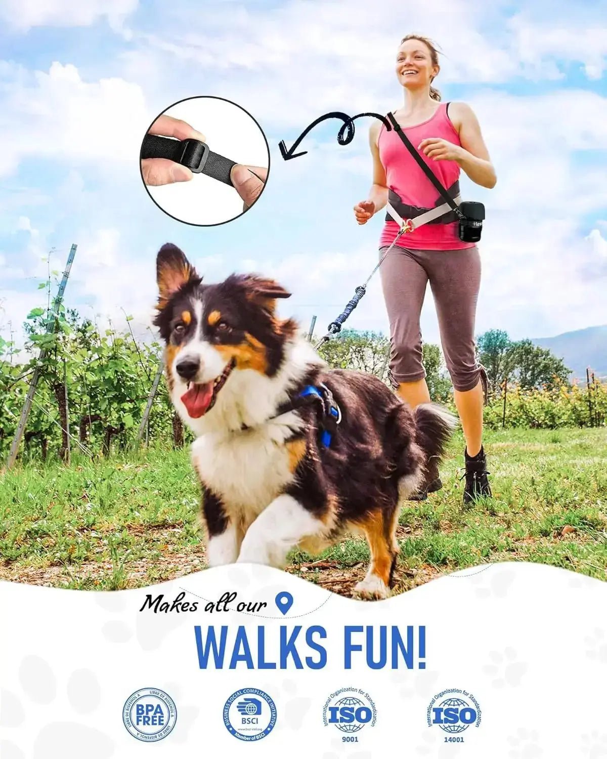 21oz Portable Dog Water Bottle Dispenser - 3.5Gen - Pet Water Bottle