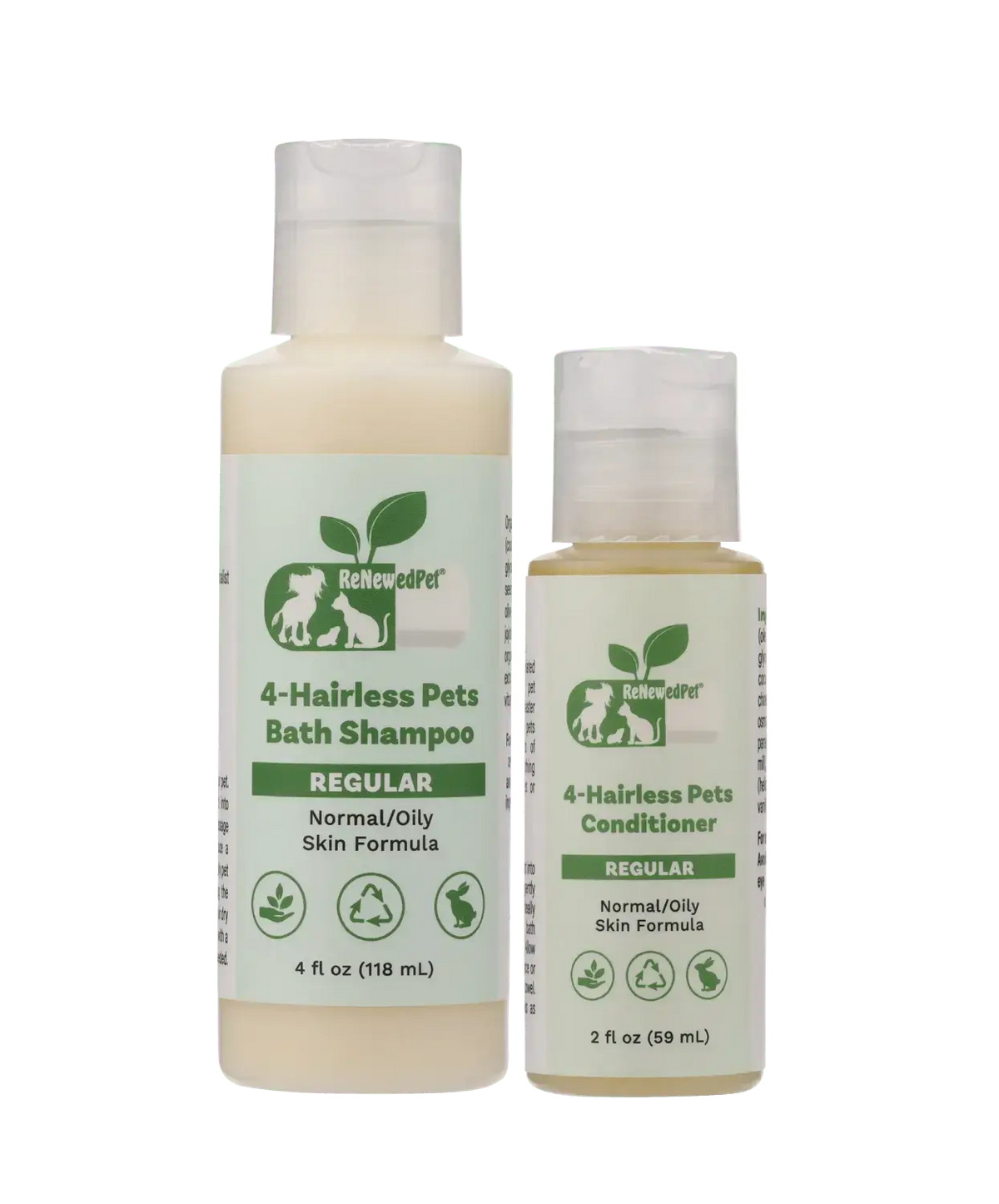 4-HAIRLESS PETS PETS REGULAR SHAMPOO & CONDITIONER - True Pet Market