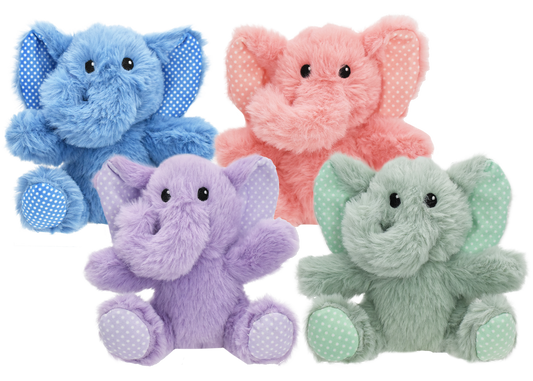 Multipet Minipet Elephants - Assorted Colors (5.5")