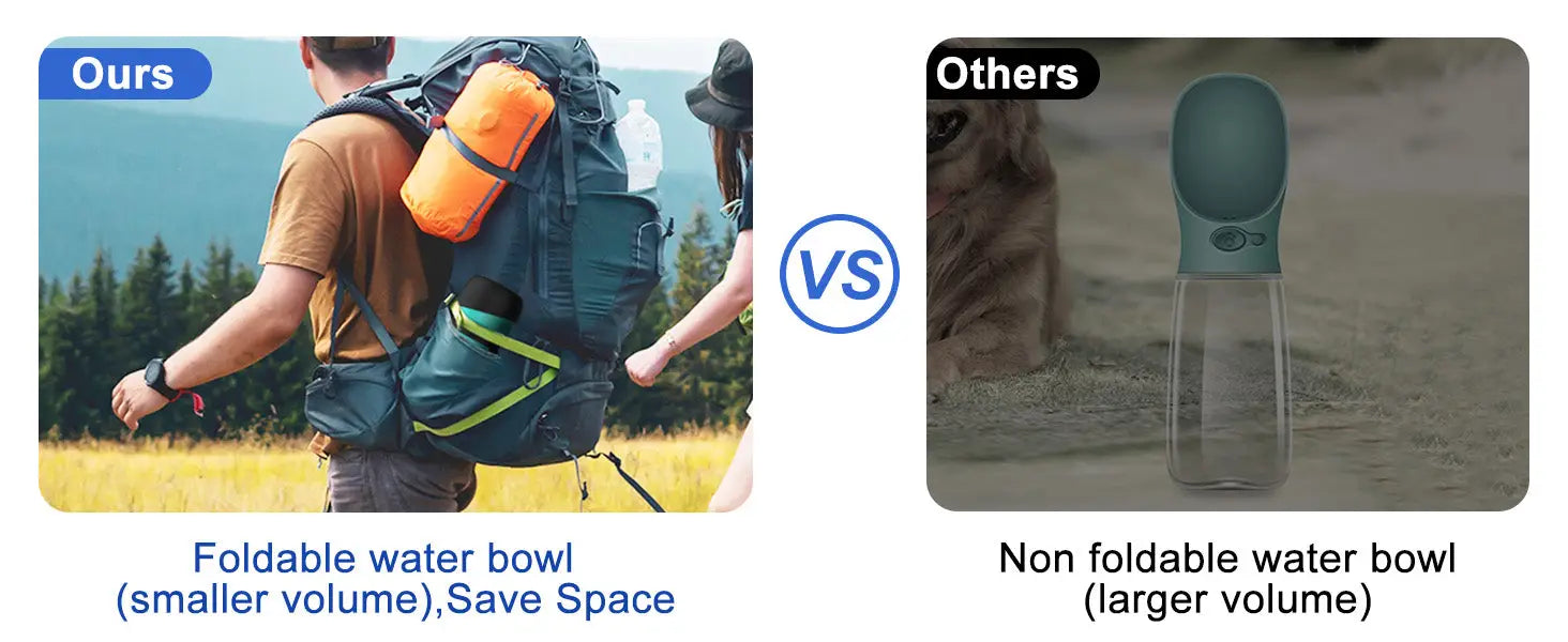 21oz Portable Dog Water Bottle Dispenser - 3.5Gen