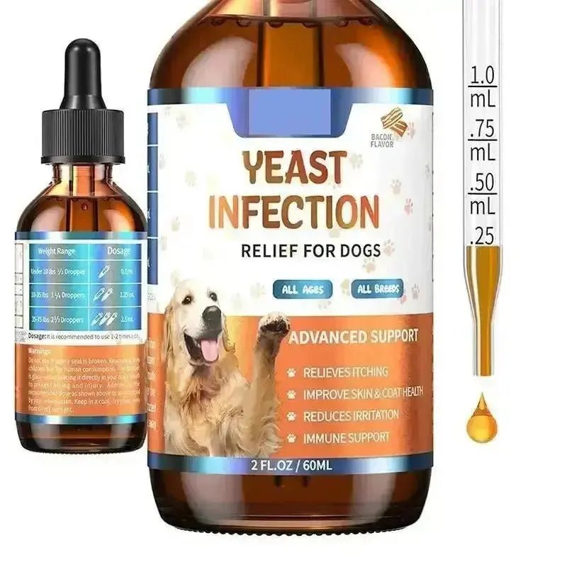 60ML 3Kinds Dog Pet Drops Gentle Care Supplement To Maintain Healthy Coat and Skin for Dogs Herbal Drops PET CARE - B