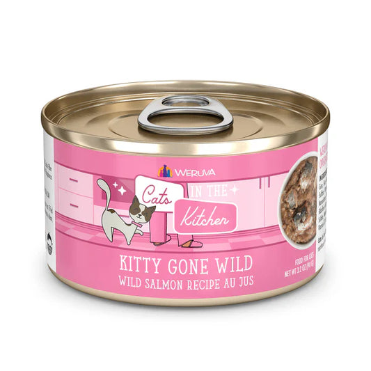 Kittens in the Kitchen Kitty Gone Wild Wild Salmon Recipe Au Jus (3oz)