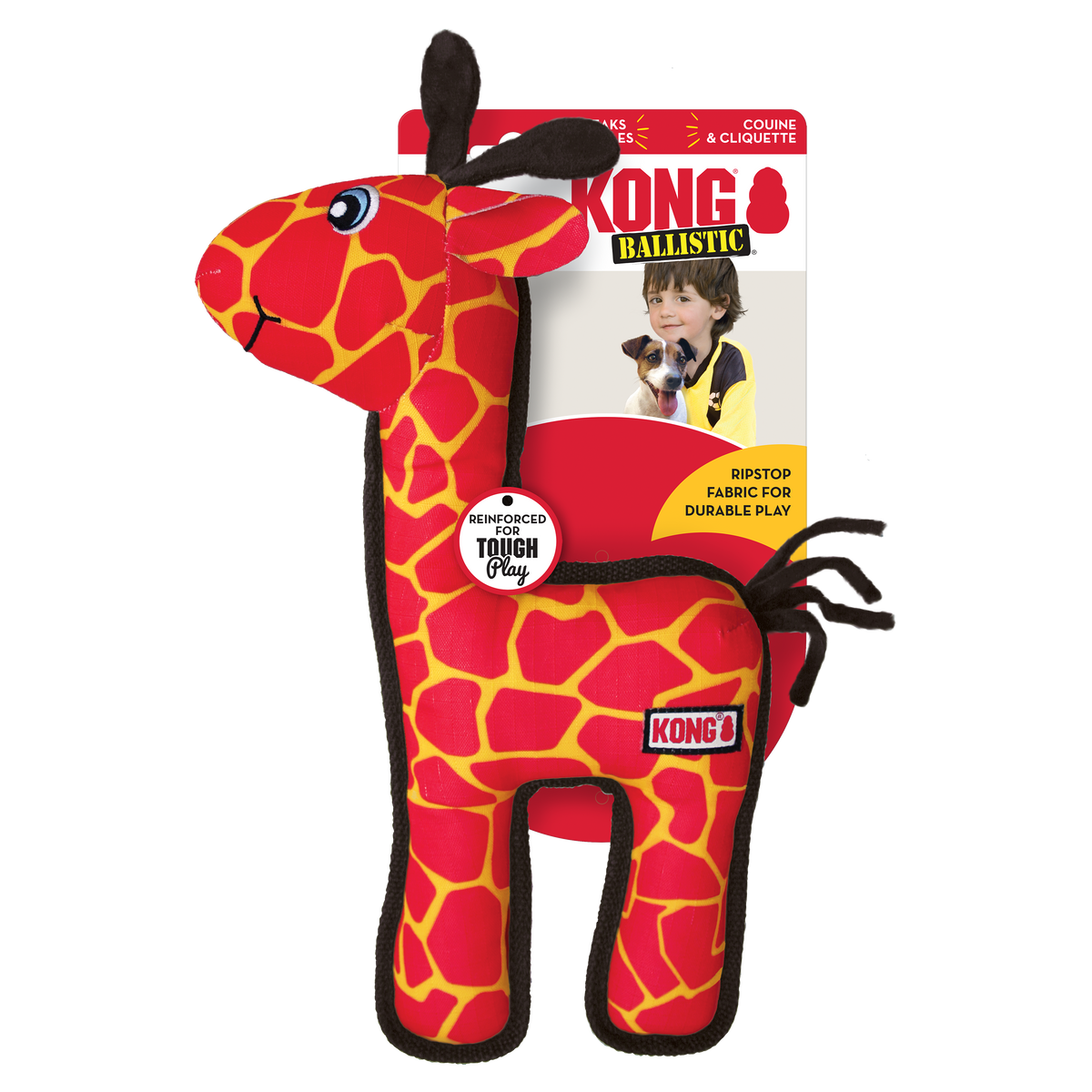 Kong Ballistic Giraffe Medium/Large