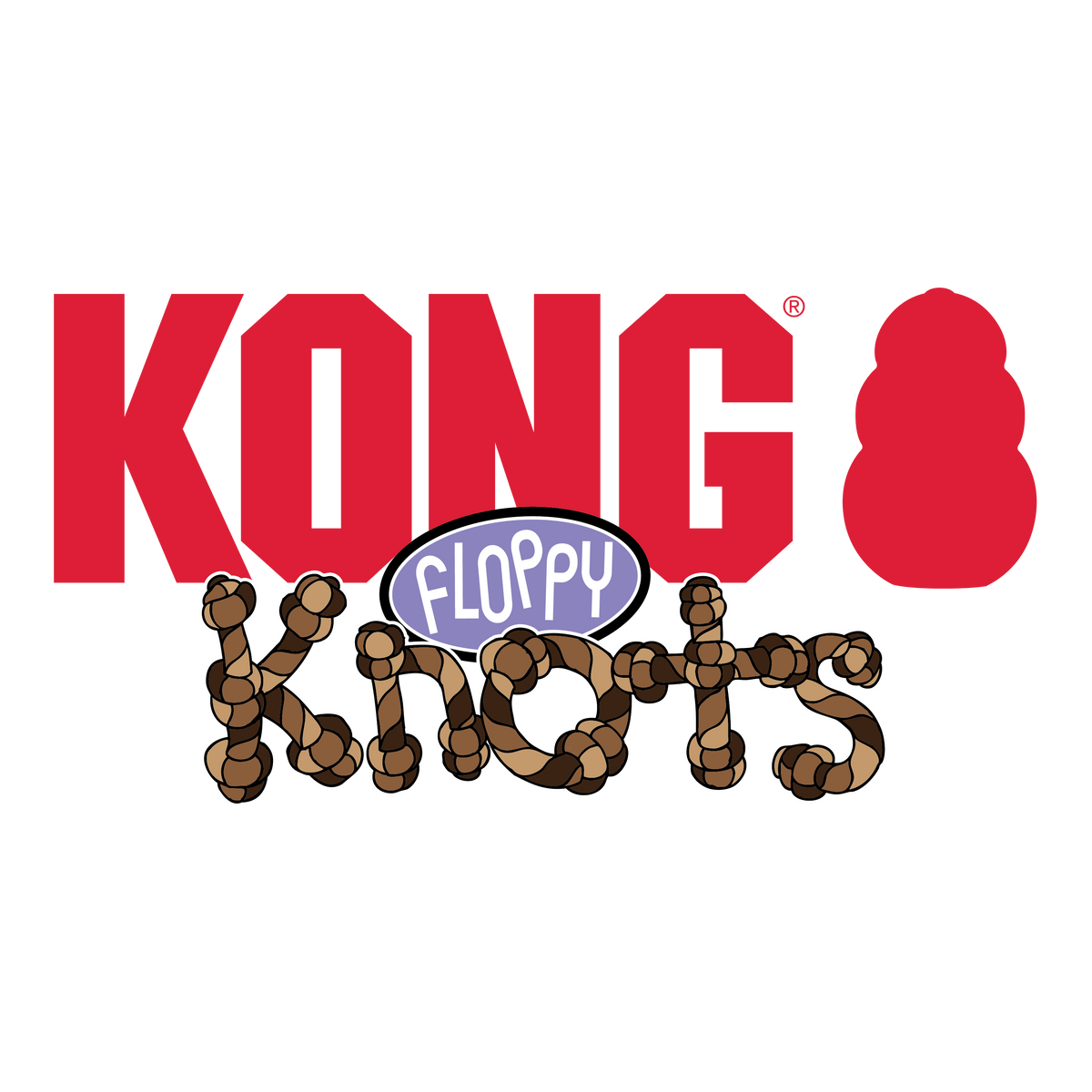 Kong Floppy Knots Fox Medium/Large