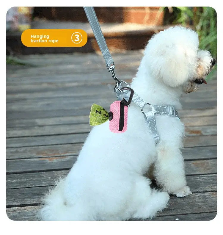 Hands-Free Dog Poop Bag Dispenser for Easy Walks