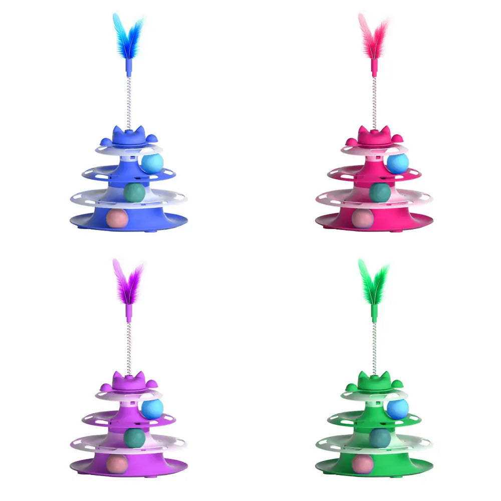 Interactive Cat Turntable Toy for Healthy Active Play