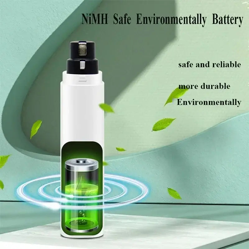 Quiet Rechargeable Pet Nail Grinder for Stress-Free Grooming