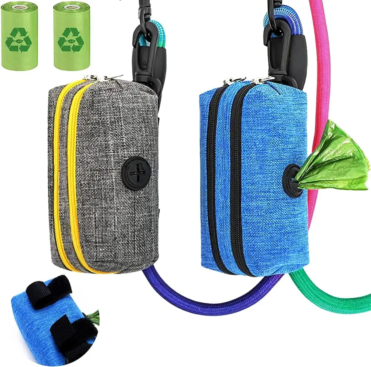 Pet Dog Poop Bag Dispenser Storage Bag Products Pet Waste Bags Carrier Dog Walking Accessories Cleaning Supplies