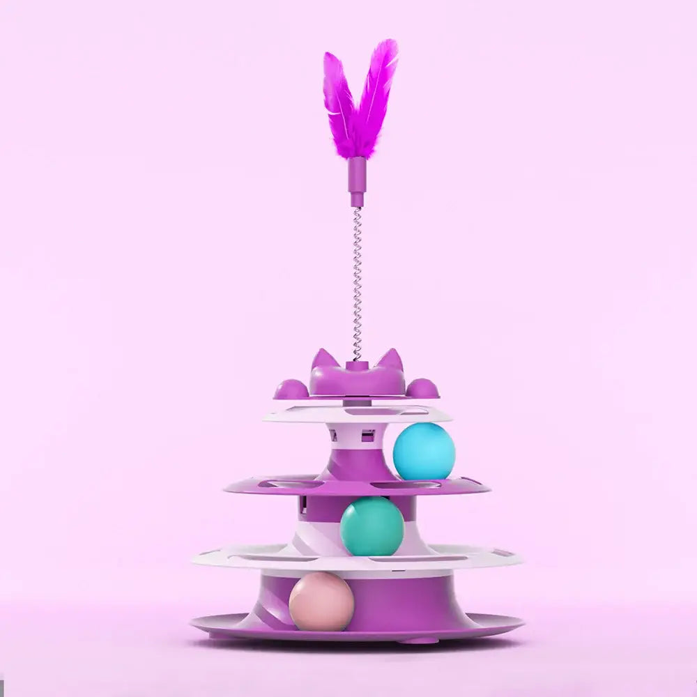 Interactive Cat Turntable Toy for Healthy Active Play