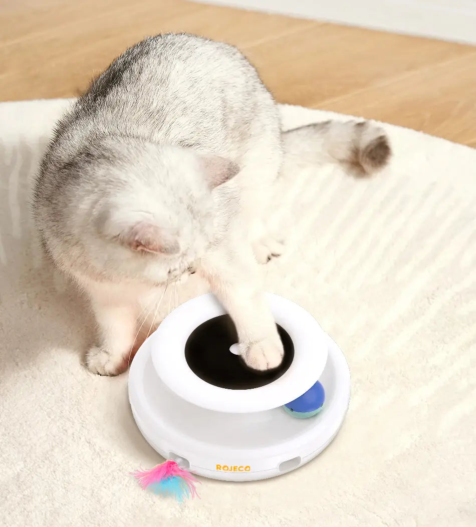 Rojeco Interactive Cat Toy with Five Active Play Modes
