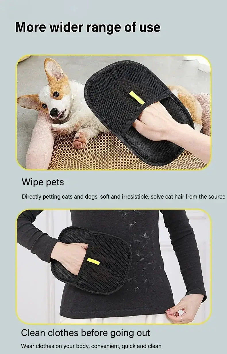 1A-Pet Hair Removal Mitts for Cats and Dogs – Static Brush