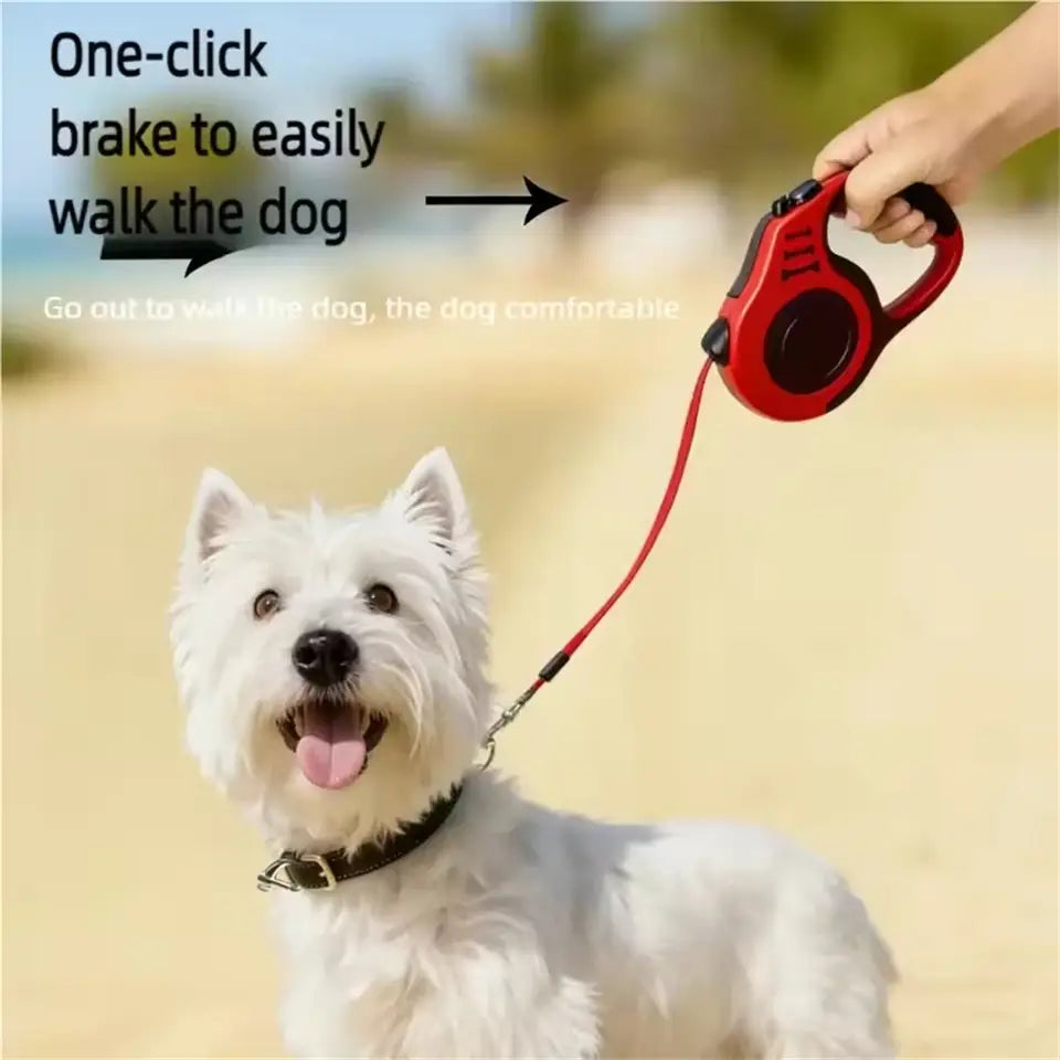 Retractable Dog Leash for Easy Walks and Outdoor Control