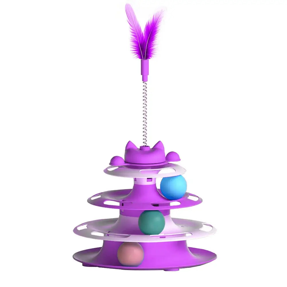 Interactive Cat Turntable Toy for Healthy Active Play