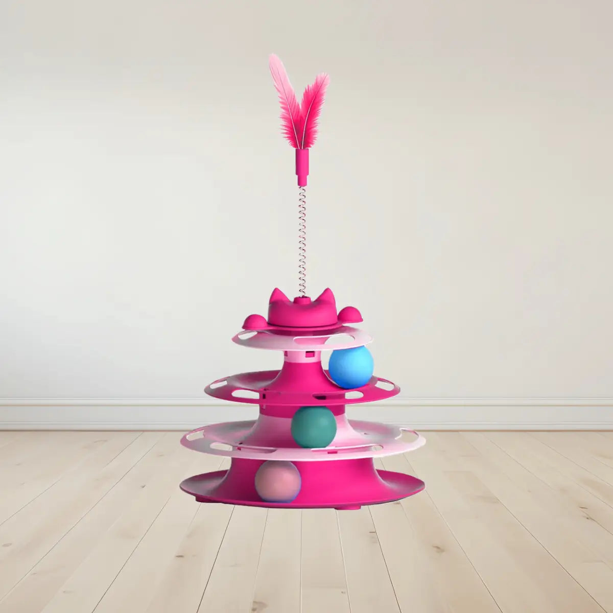 Interactive Cat Turntable Toy for Healthy Active Play