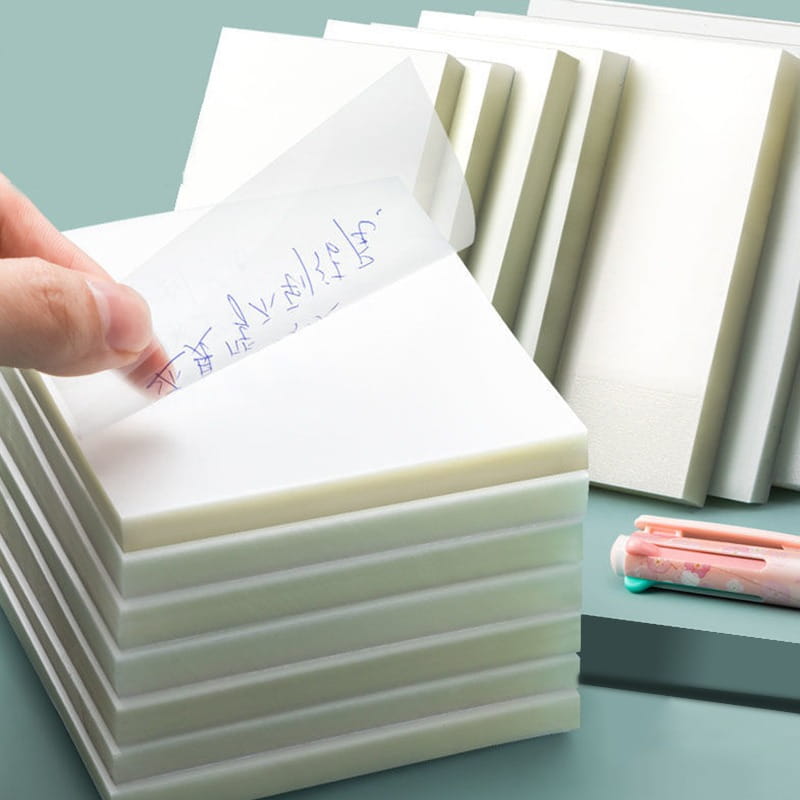 Transparent Waterproof Sticky Notes for Effortless Organizing - Transparent Sticky Notes