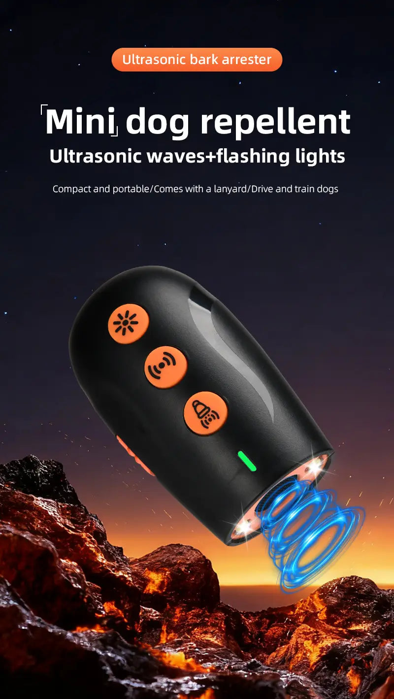 Dog Bark Control Device with LED for Quiet Homes
