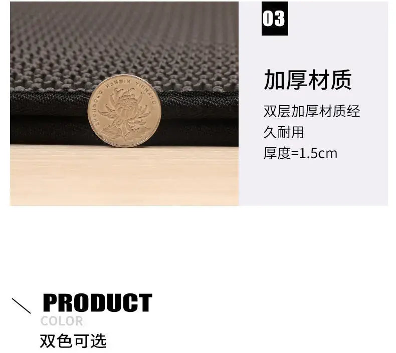 Cat Litter Mat With Gift Double Layer Waterproof Pet Litter Box Mat Non-slip Sand Cat Pad Washable Bed Mat Clean Pad