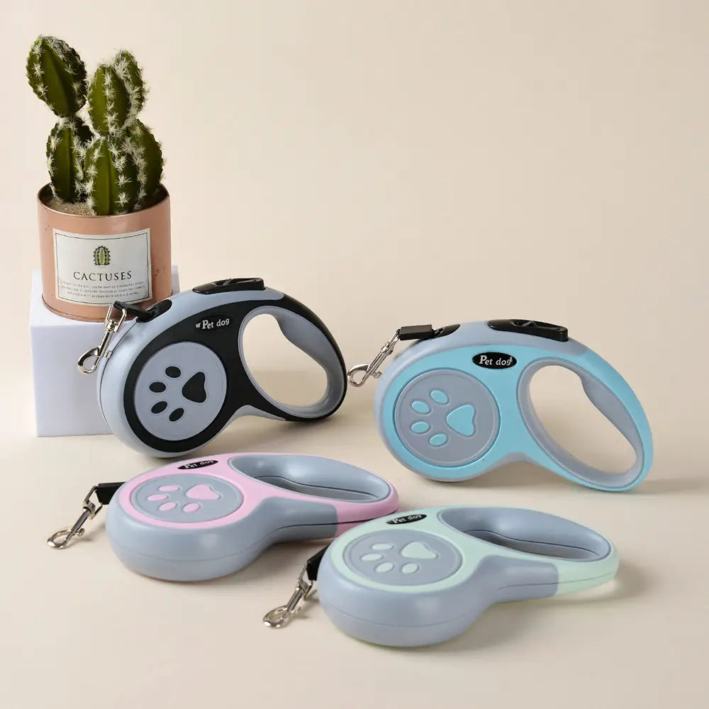 Retractable Dog Leash for Easy Walking and Secure Control