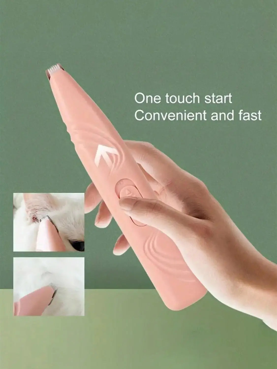 1 Non Battery Pet Shaver Electric Clipper Suitable for Cats and Dogs. It Can Be Used to Shave Foot Hair Buttocks Hair