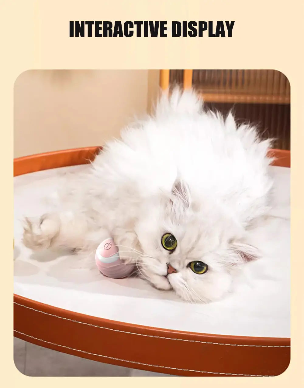 Interactive Cat Ball Electric Automatic Rolling Smart Toy
