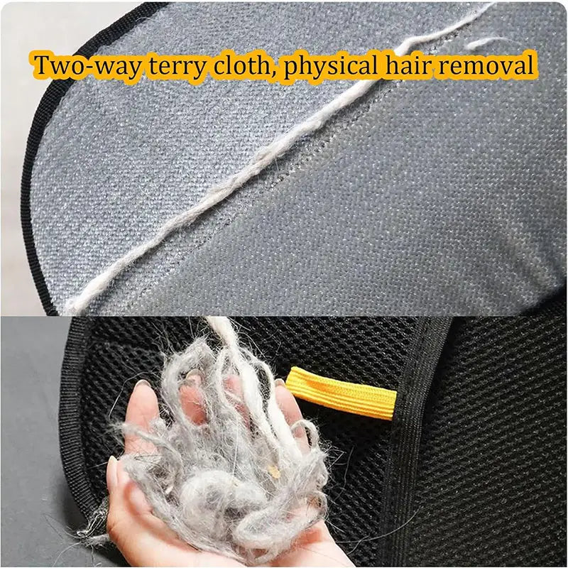 Pet hair removal tools reusable gloves pet double-sided beauty gloves carpet removal pet fur hair pet supplies