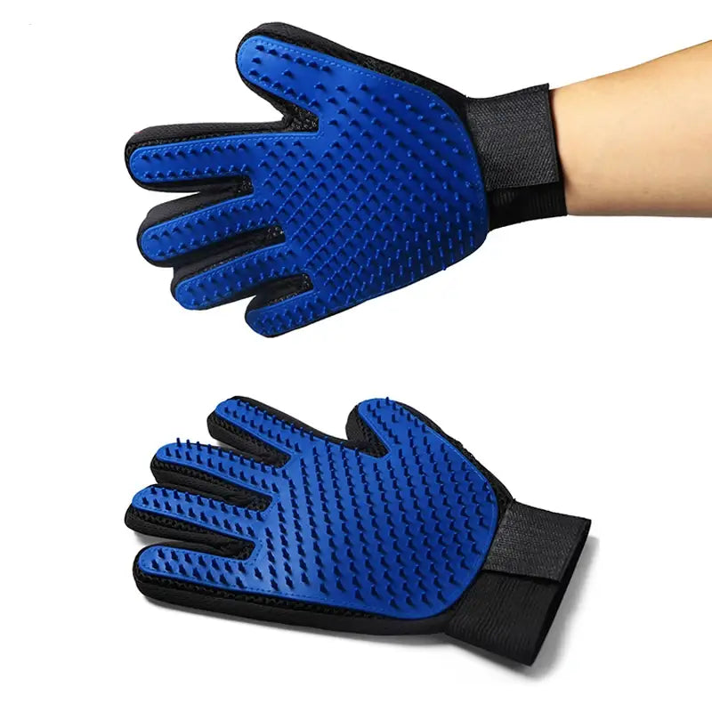 Silicone Pet Grooming Gloves for Cats and Dogs