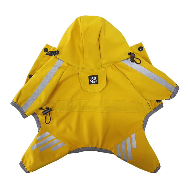 Waterproof Reflective Dog Raincoat for Dry Night Walks