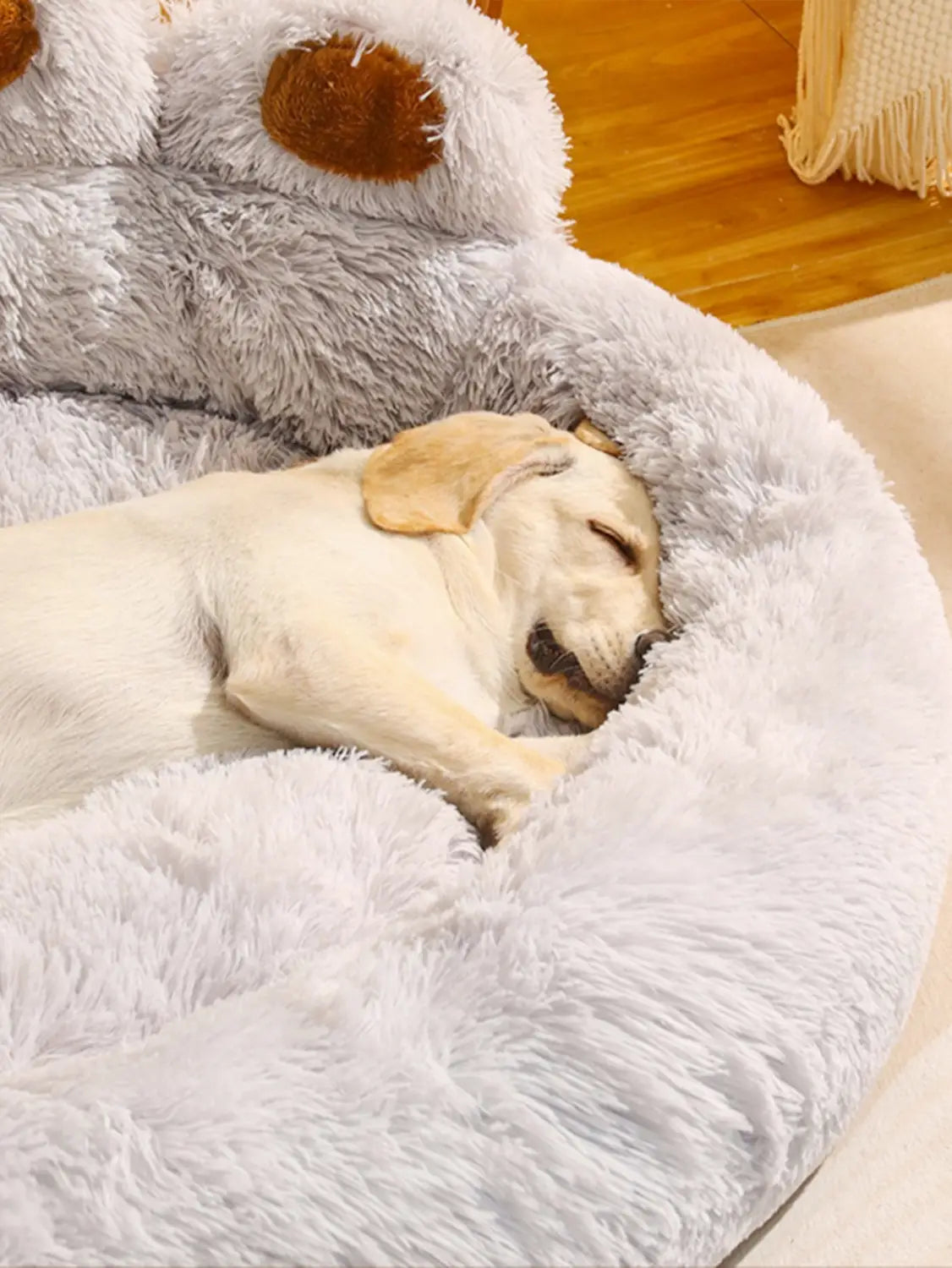 Cozy Heated Dog Bed for Restful Pet Sleep