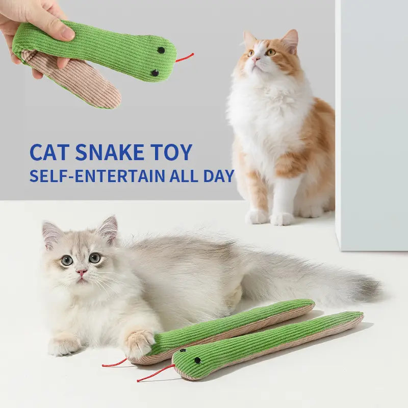 Interactive Snake Toy for Engaging Dog and Cat Play