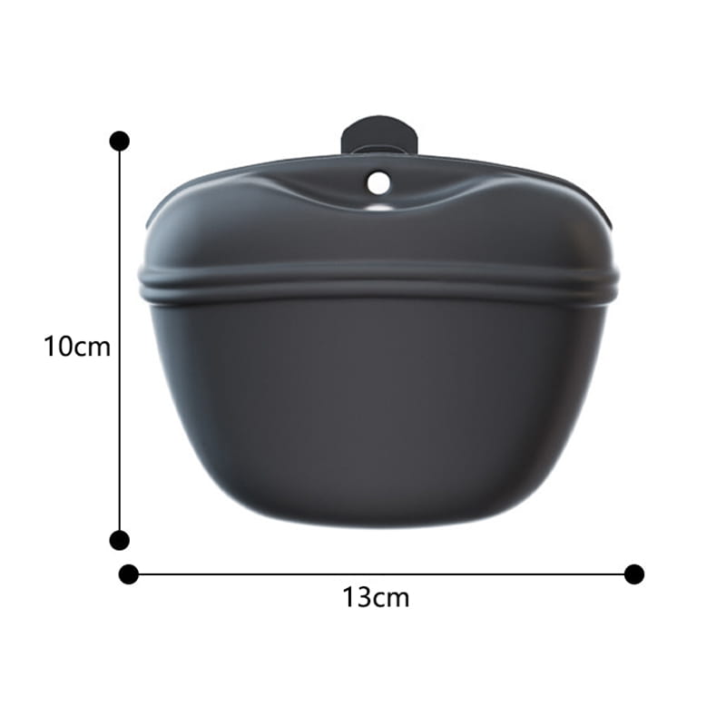 Pet Feeding Bag Outdoor Training Dog Food Pocket Portable Silicone Pet Snack Pouch Outdoor Walking Dog Hanging Style