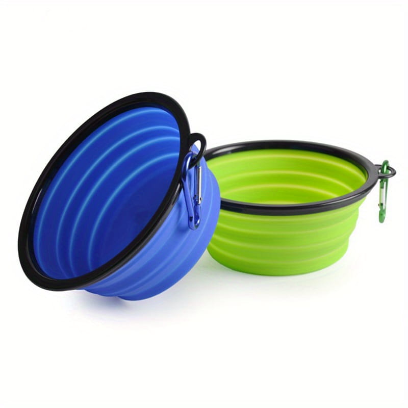 Collapsible Silicone Dog Bowl for Stress-Free Travel Feeding
