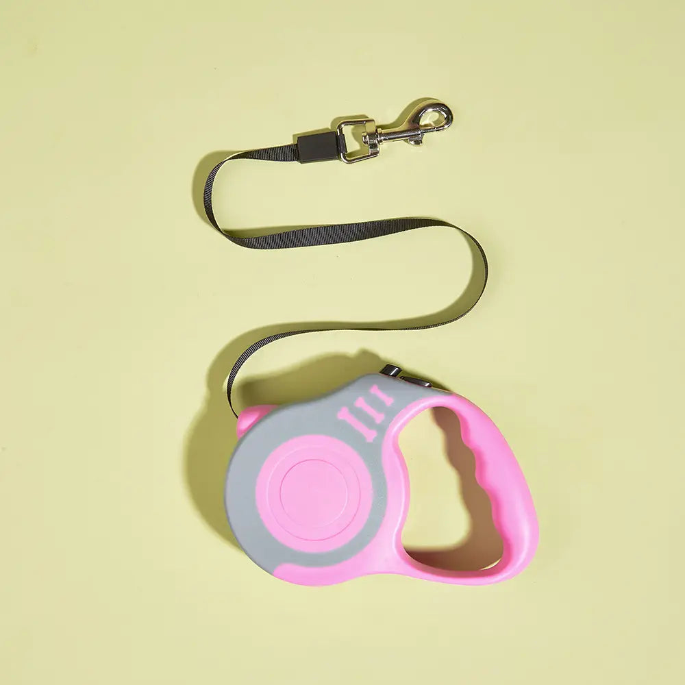 Retractable Dog Leash with Instant Safety Lock Control